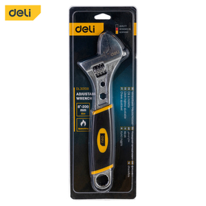 Llave de llave ajustable con mango de plástico